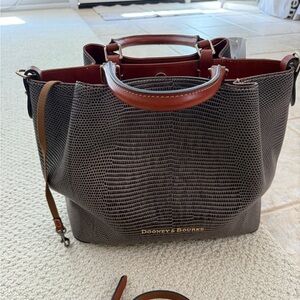 Dooney & Bourke Black and Brown Women's Bag